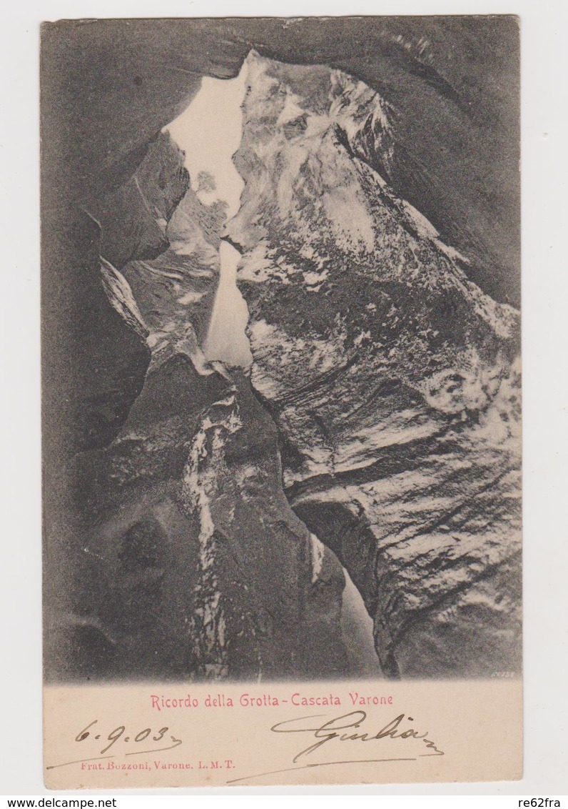 Cascata Varone (TN) , Lotto Due Cartoline  - F.p. - Primi Anni '1900 - Trento