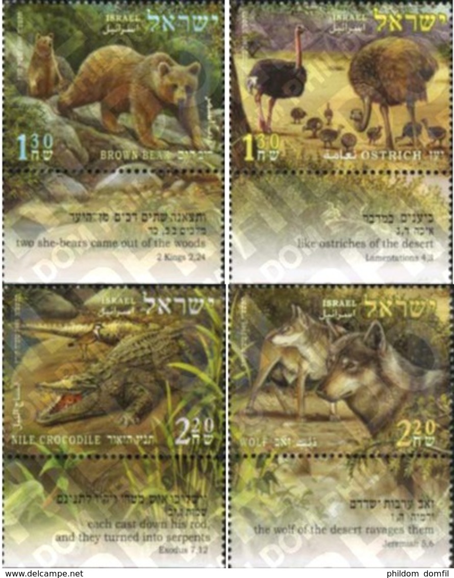 Ref. 328749 * MNH * - ISRAEL. 2005. ANIMALS OF THE BIBLE . ANIMALES DE LA BIBLIA - Other & Unclassified