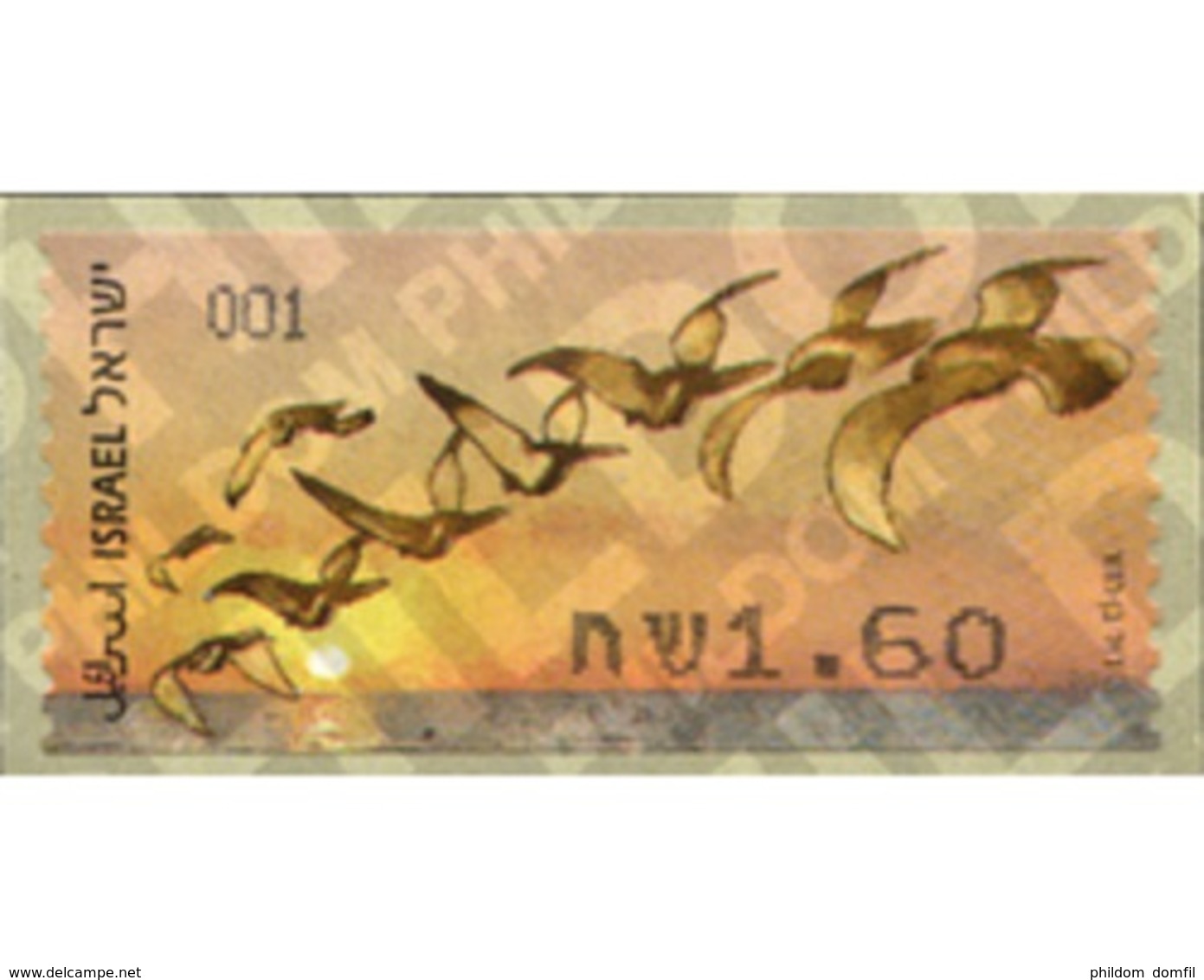 Ref. 242672 * MNH * - ISRAEL. 2010. FLOCK OF BIRDS . BANDADA DE PAJAROS - Autres & Non Classés