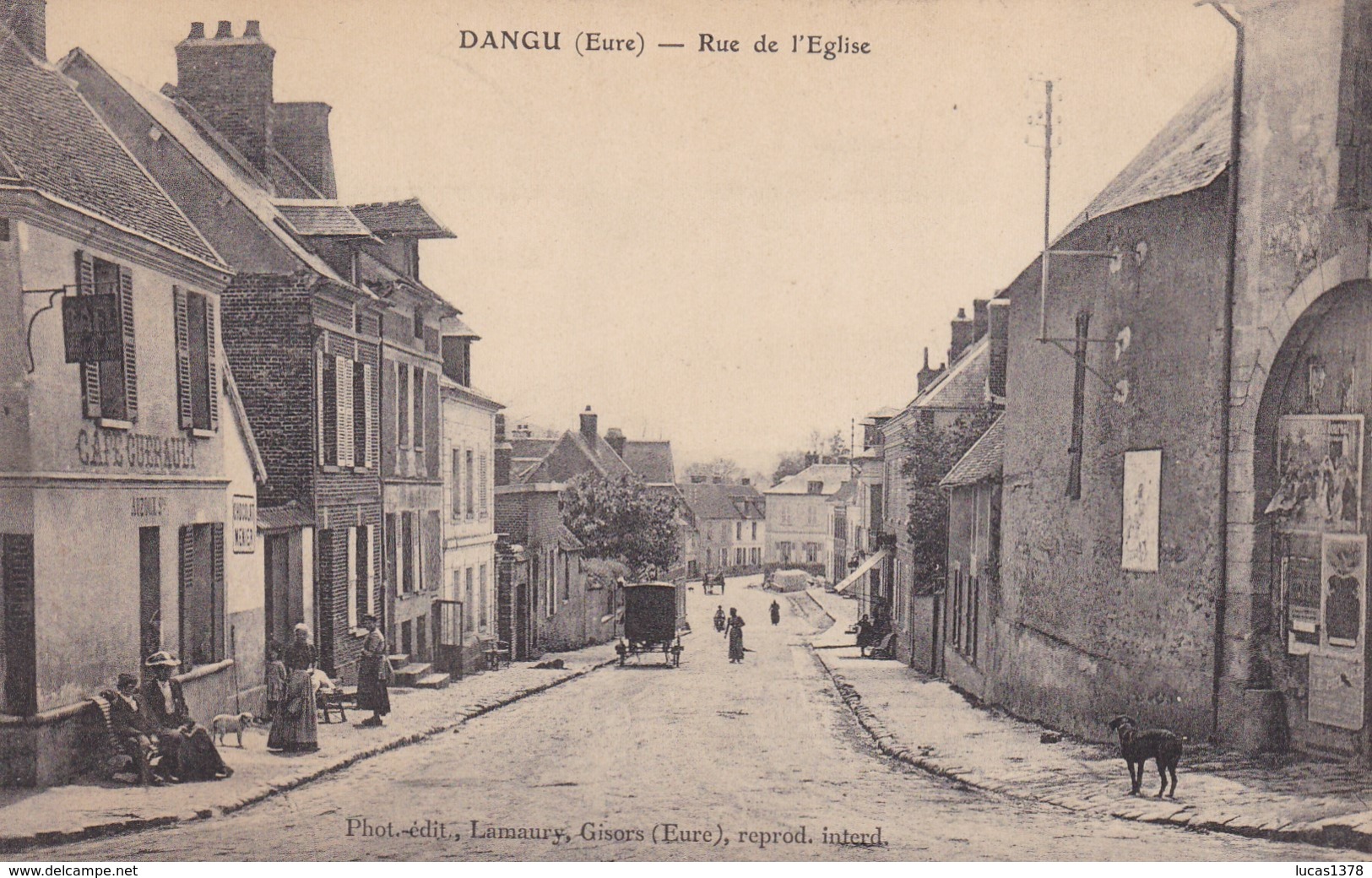 27 / DANGU / RUE DE L EGLISE - Dangu