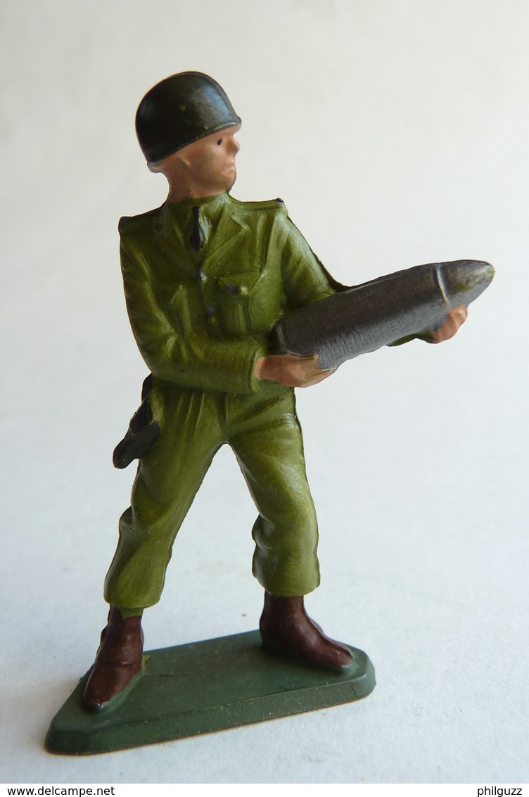 FIGURINE FIG STARLUX SOLDAT COMBATANT 5013 CHARGEANT OBUS 1961 - Starlux