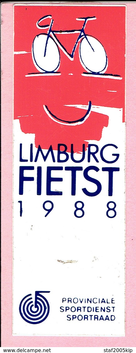 Sticker - LIMBURG FIETST - 1988 - Autocollants
