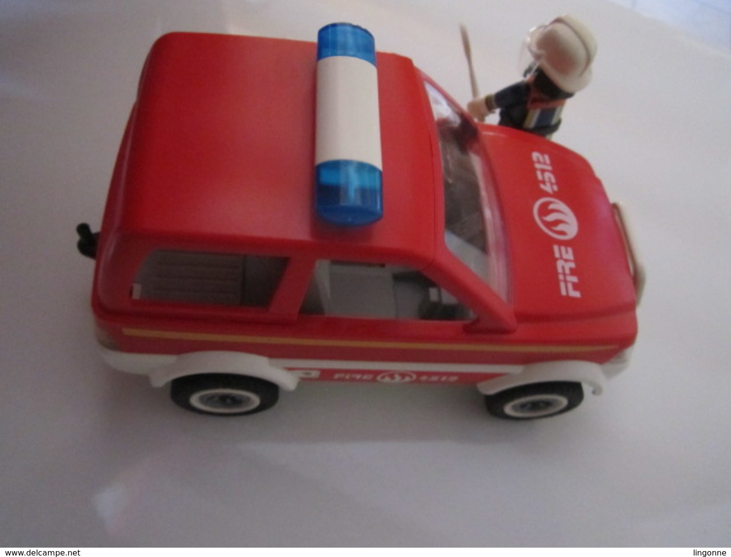 PLAYMOBIL RESCUE VOITURE DE POMPIER 4X4 FIRE  4512 - Playmobil