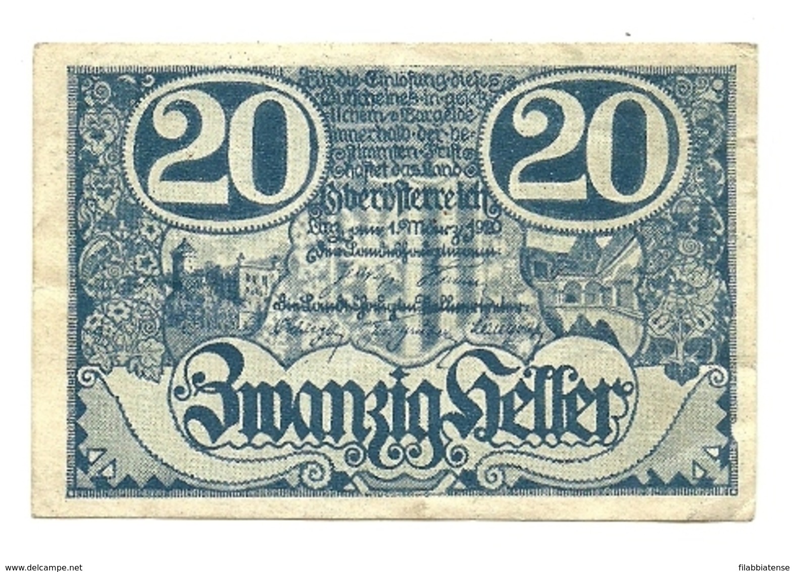 1920 - Austria - Linz Notgeld N97    ------ - Austria