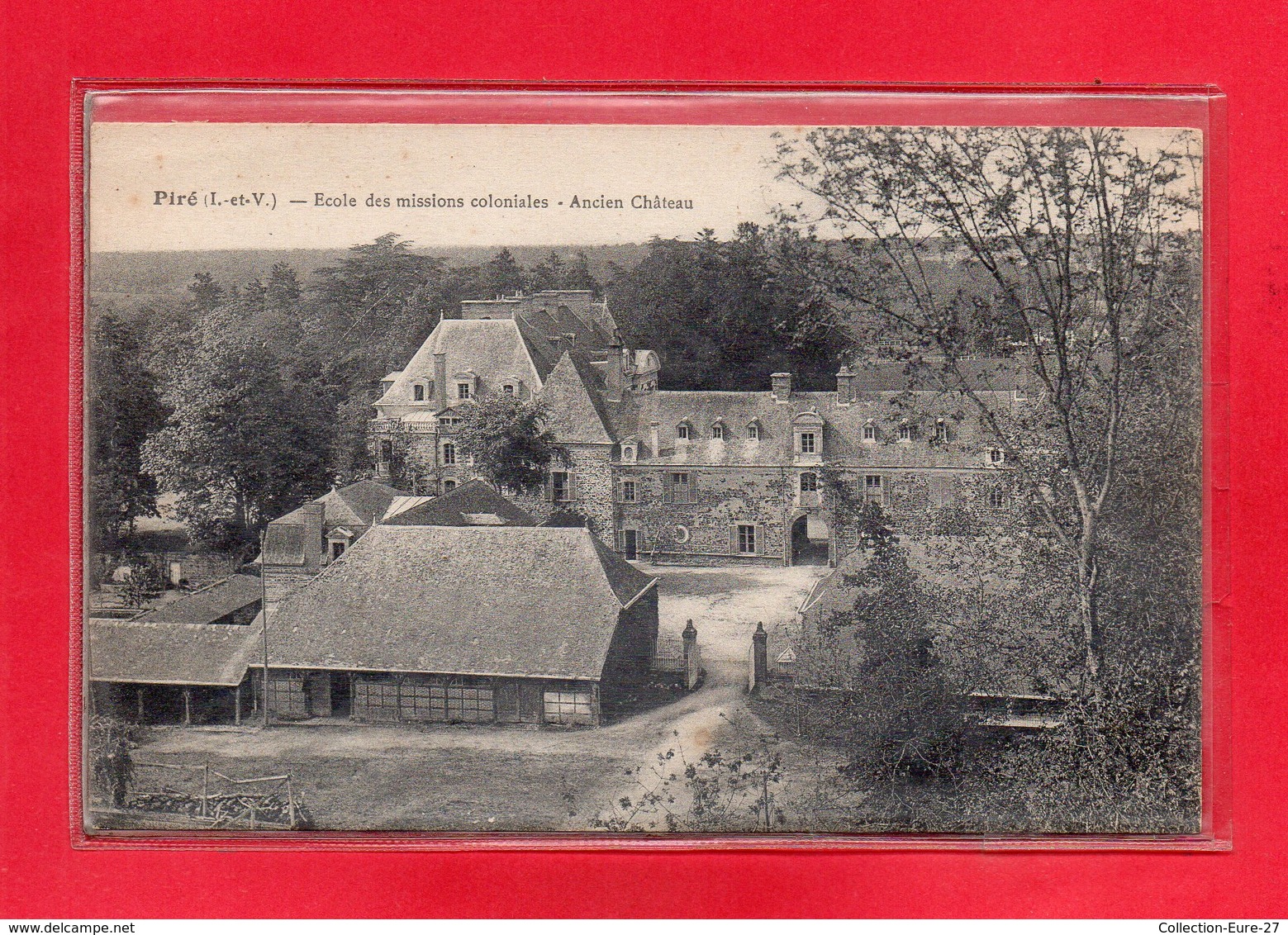 35-CPA PIRE - ECOLE DES MISSIONS COLONIALES - ANCIEN CHATEAU - Autres & Non Classés