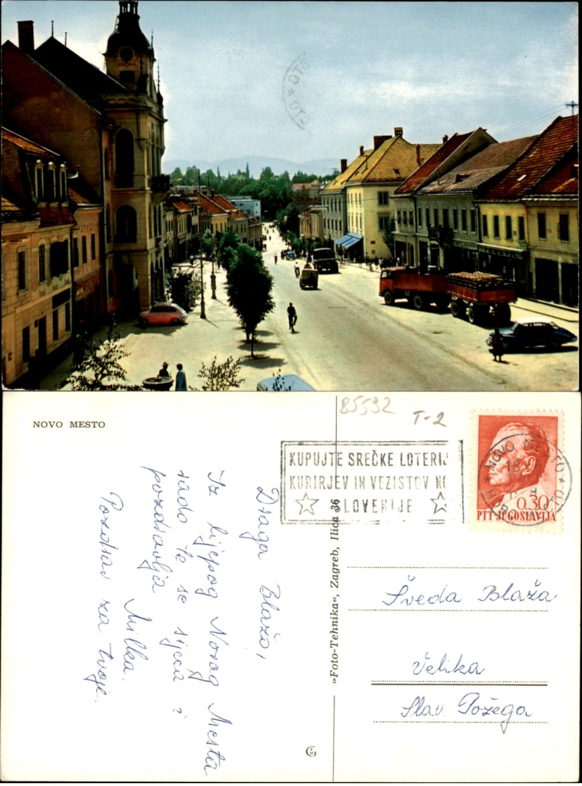 NOVO MESTO,SLOVENIA POSTCARD - Slowenien