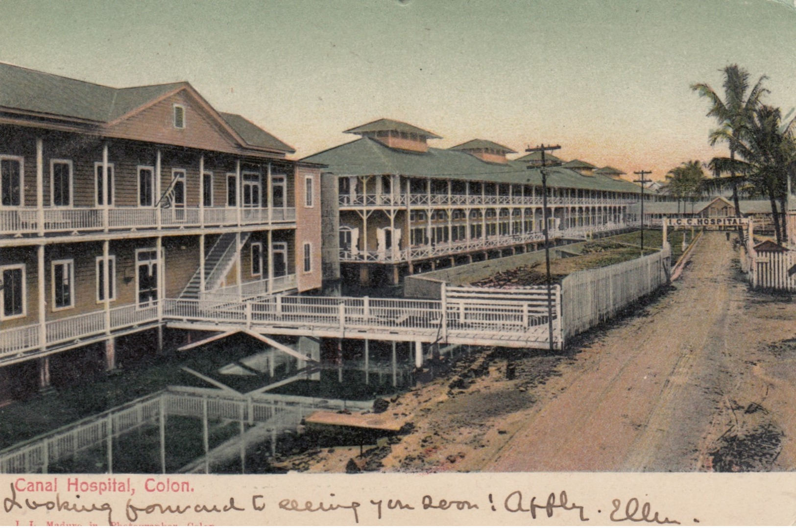 Canal Hospital , COLON , Panama , 1908 - Panama