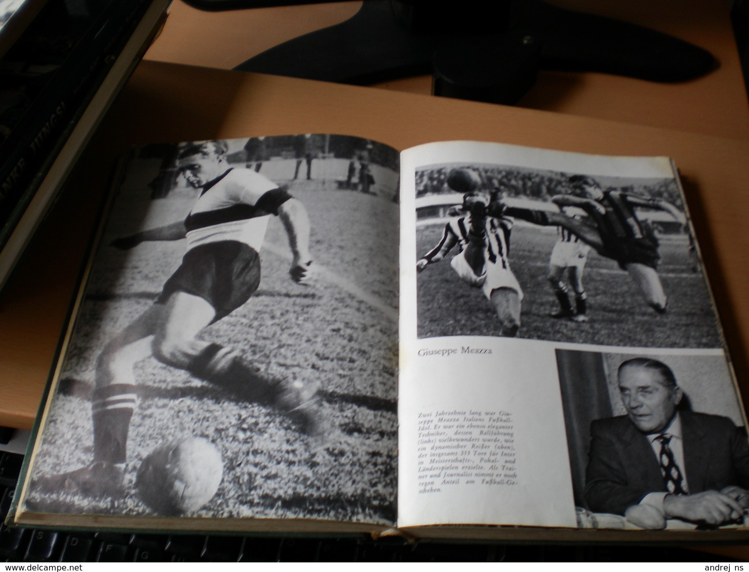Die Grosen im Sturm Torjager des internationalen Fusballs, 224 pages  Best, Binder Cruyff, eusebio, Kocsis, Muller, Pele