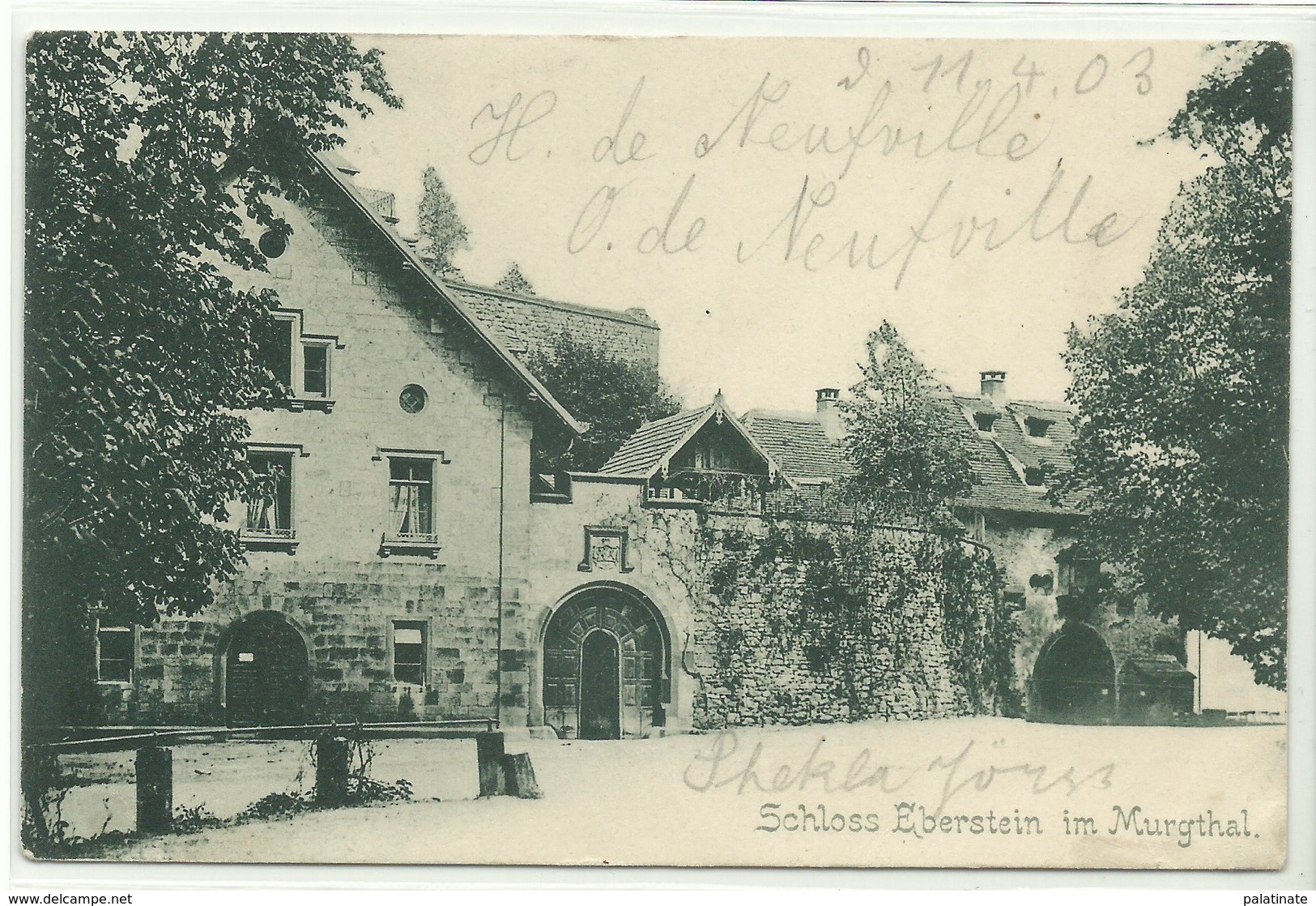 Schloss Eberstein Im Murgthal 1903 - Gernsbach