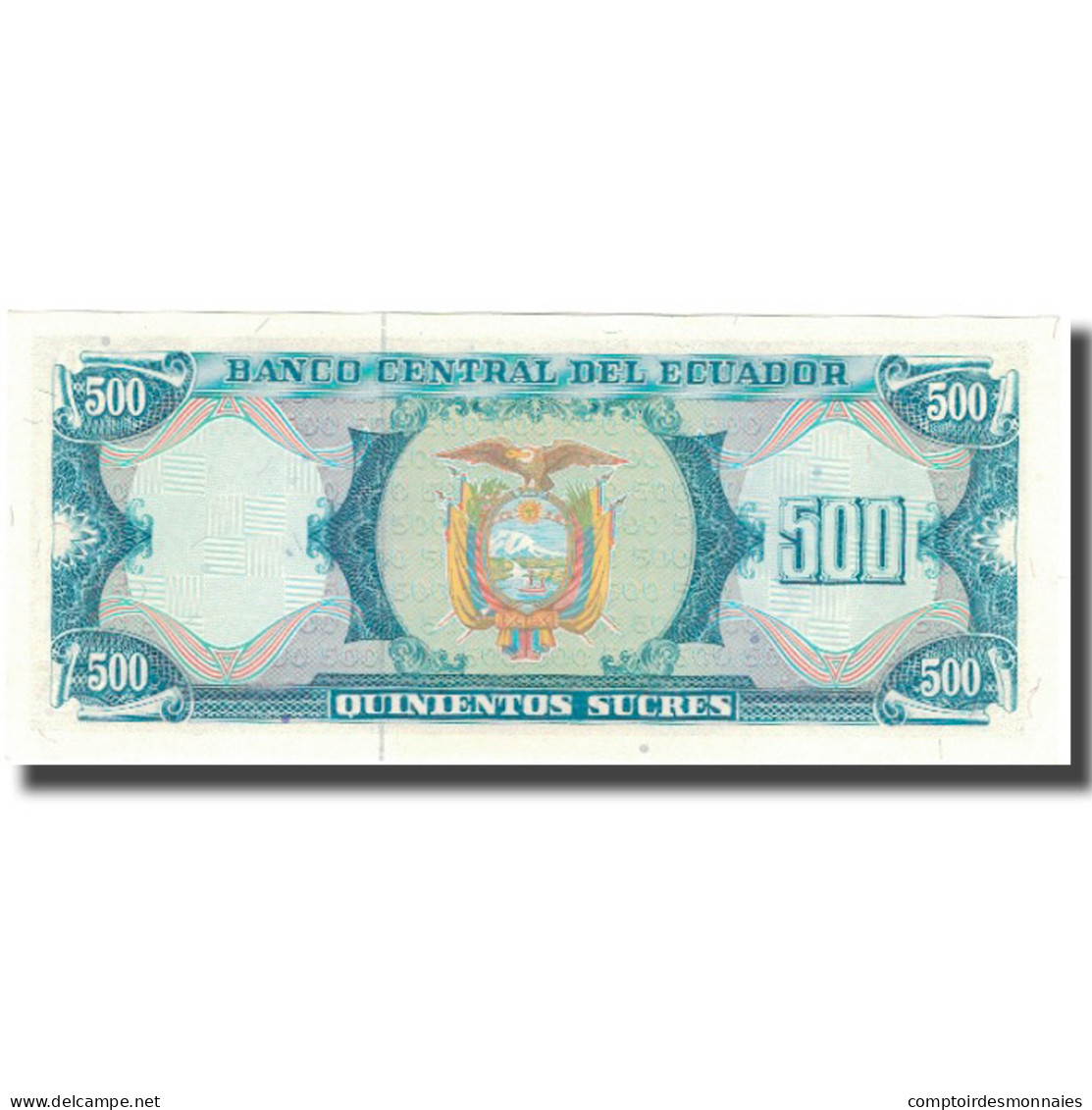 Billet, Équateur, 500 Sucres, 1988-06-08, KM:124Aa, NEUF - Ecuador