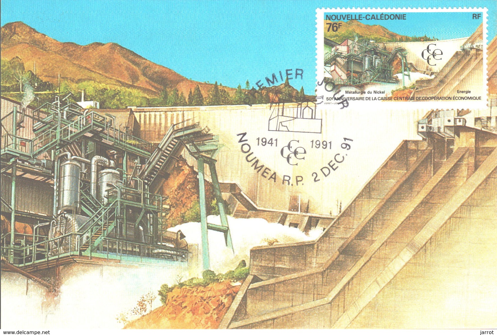 Carte Maxi FDC Postes N° 627 Et 628 2 Decembre 1991 - Tarjetas – Máxima