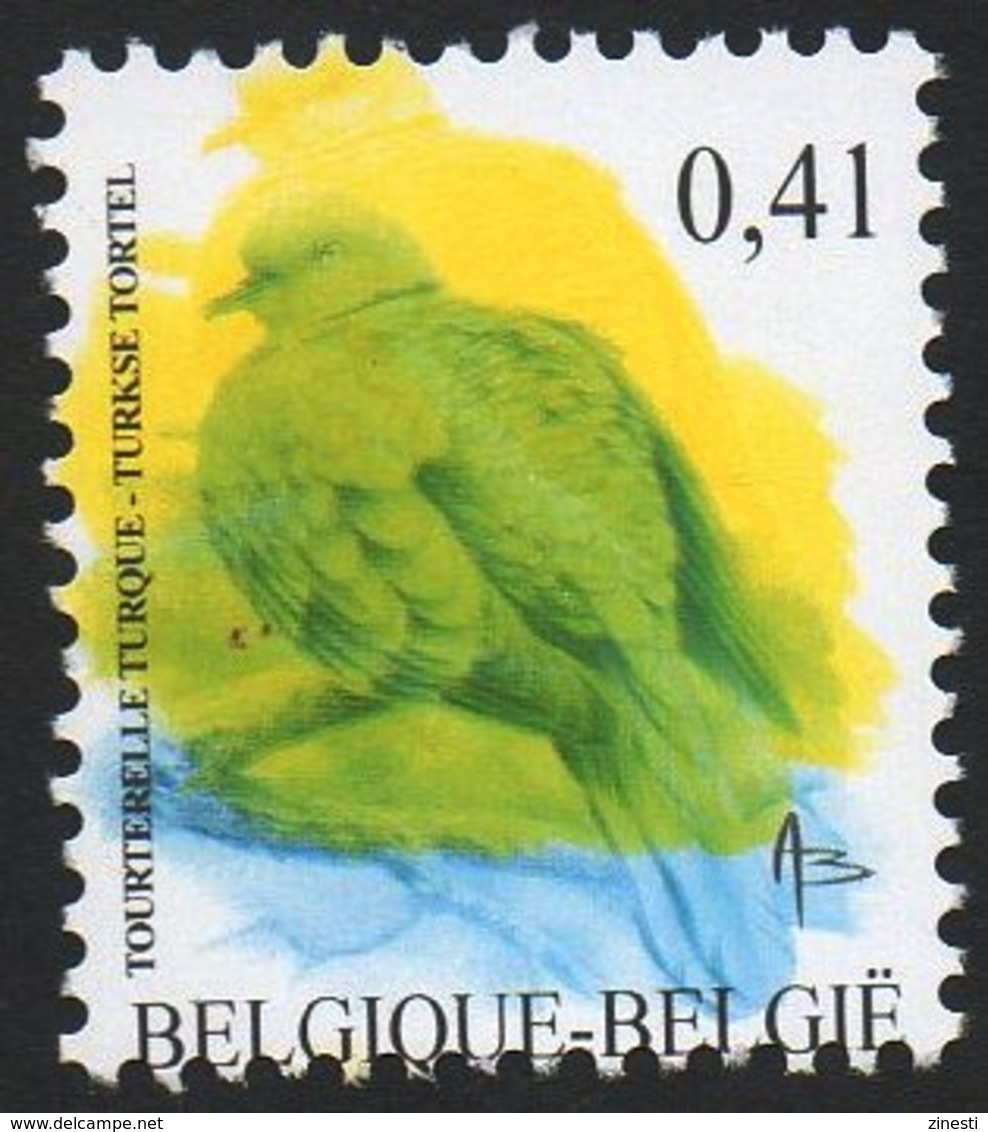 VARIETE N°3135** (1) 0,41 Tourterelle Turque : JAUNE VERT BLEU INFERIEUR 8 - Sonstige & Ohne Zuordnung