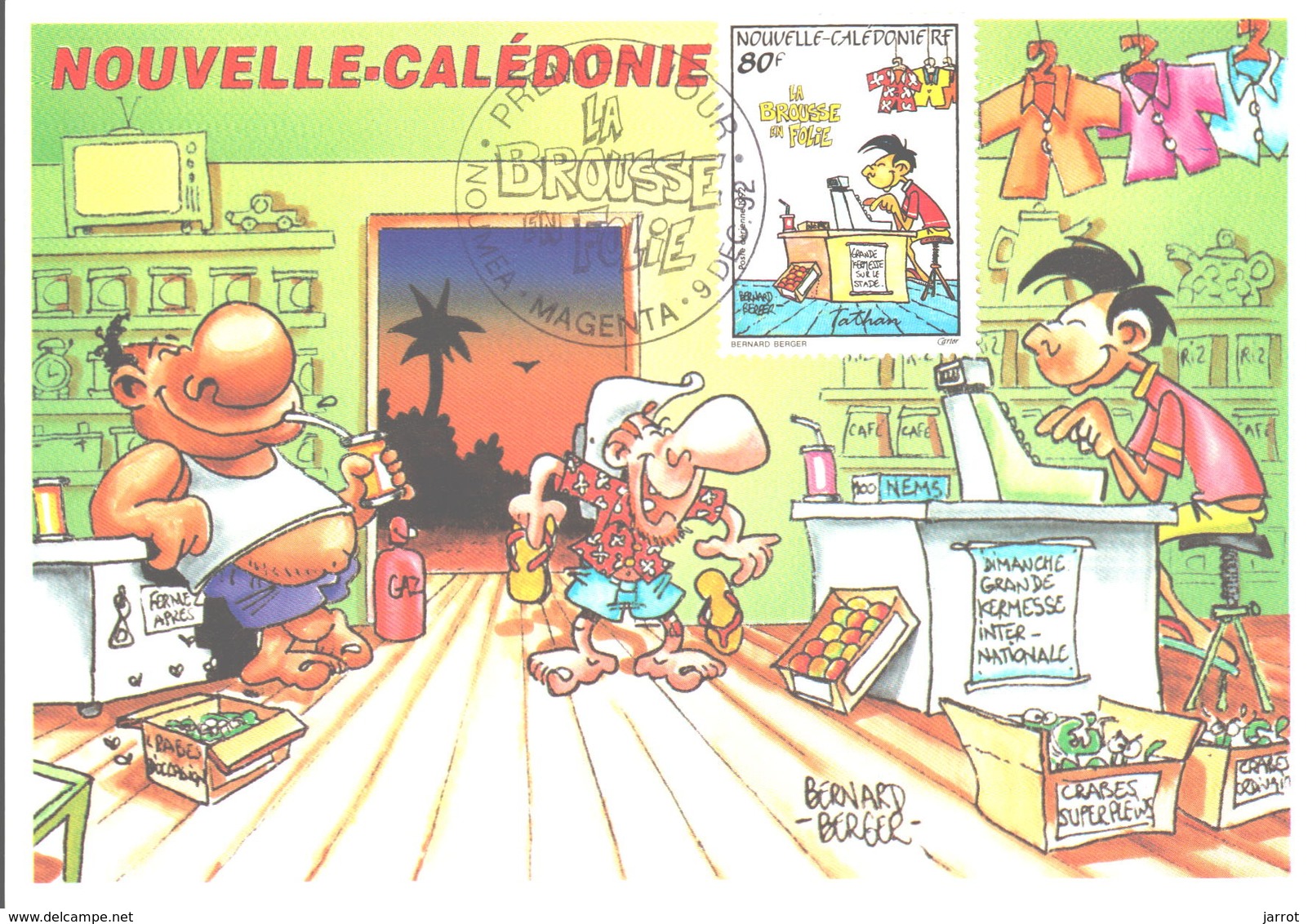 Carte Maxi FDC PA N° 293 à 295 La Brousse En Folie 9 Décembre 1992 - Tarjetas – Máxima