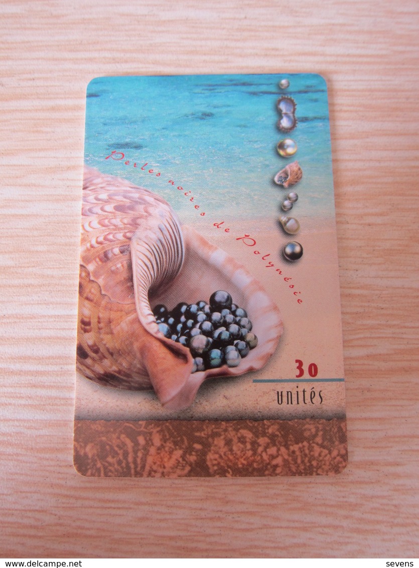 Chip Phonecard, Pearl And Shell, Used - Frans-Polynesië