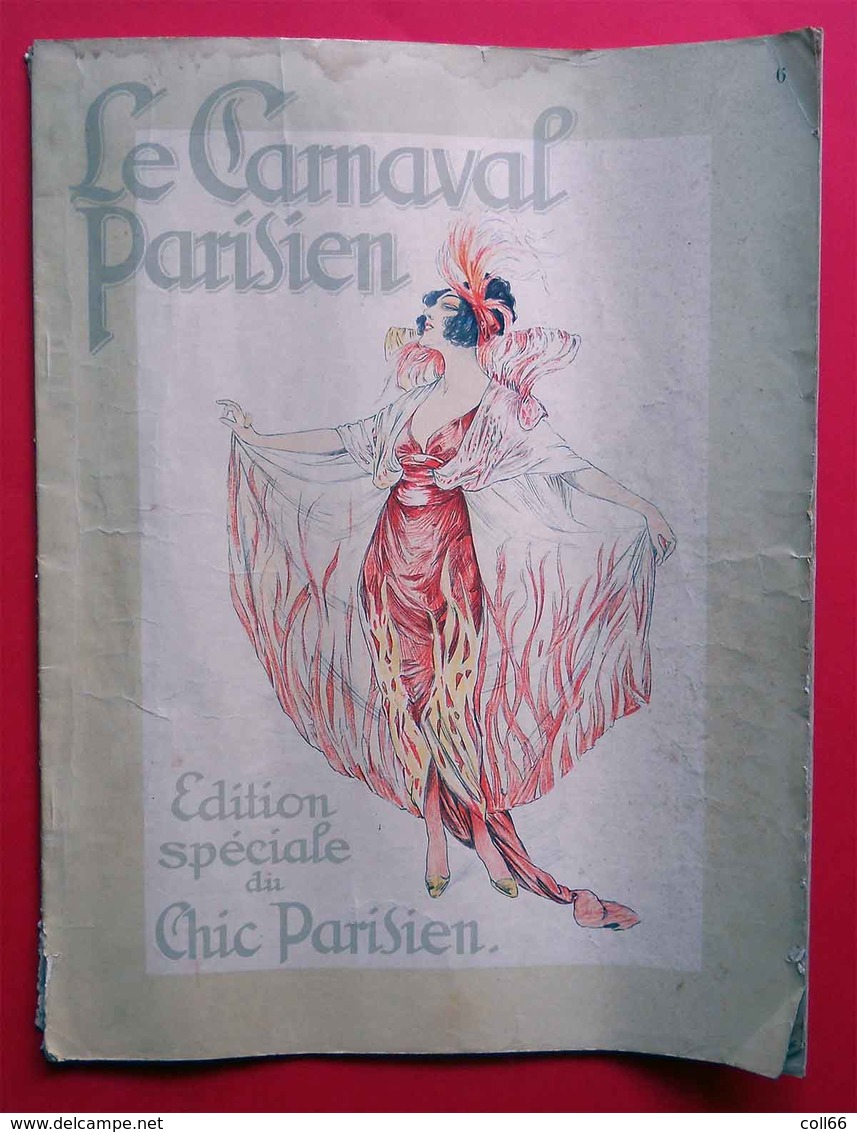 Le Carnaval Parisien Série 6 - 20 Fines Illustrations Atelier Bachwitz Edition Spéciale Du Chic Parisien 40x31 Cms Wien - Revues Anciennes - Avant 1900