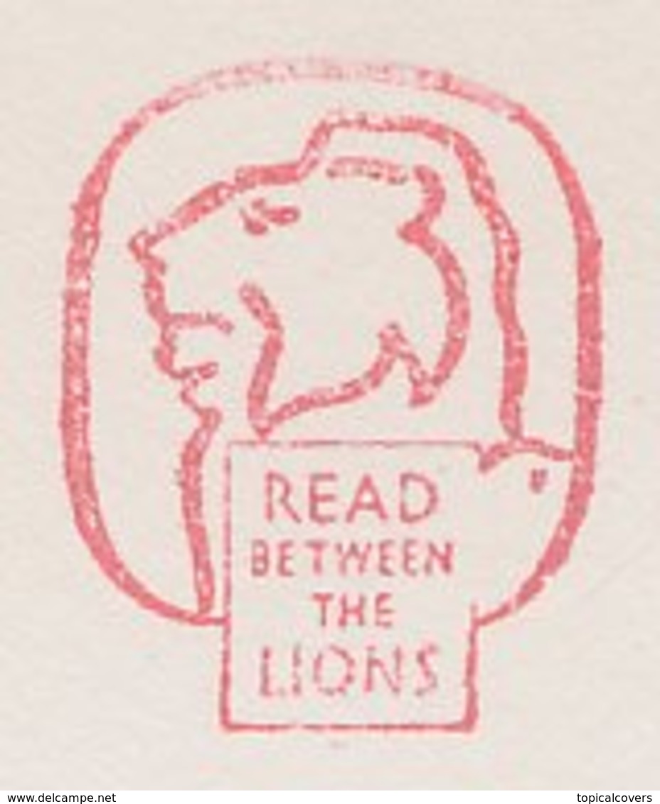 Meter Top Cut USA 1953 Lion - New York Public Library - Autres & Non Classés