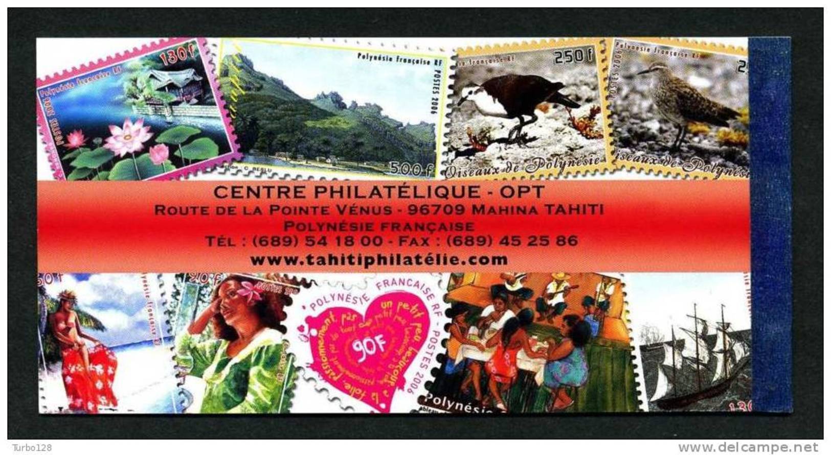 POLYNESIE 2006  Carnet N° C779 ** ( 779/790 ) Neuf MNH Superbe C 28 &euro; Poissons Fleurs Bateaux Paysages Fishes Fl - Carnets