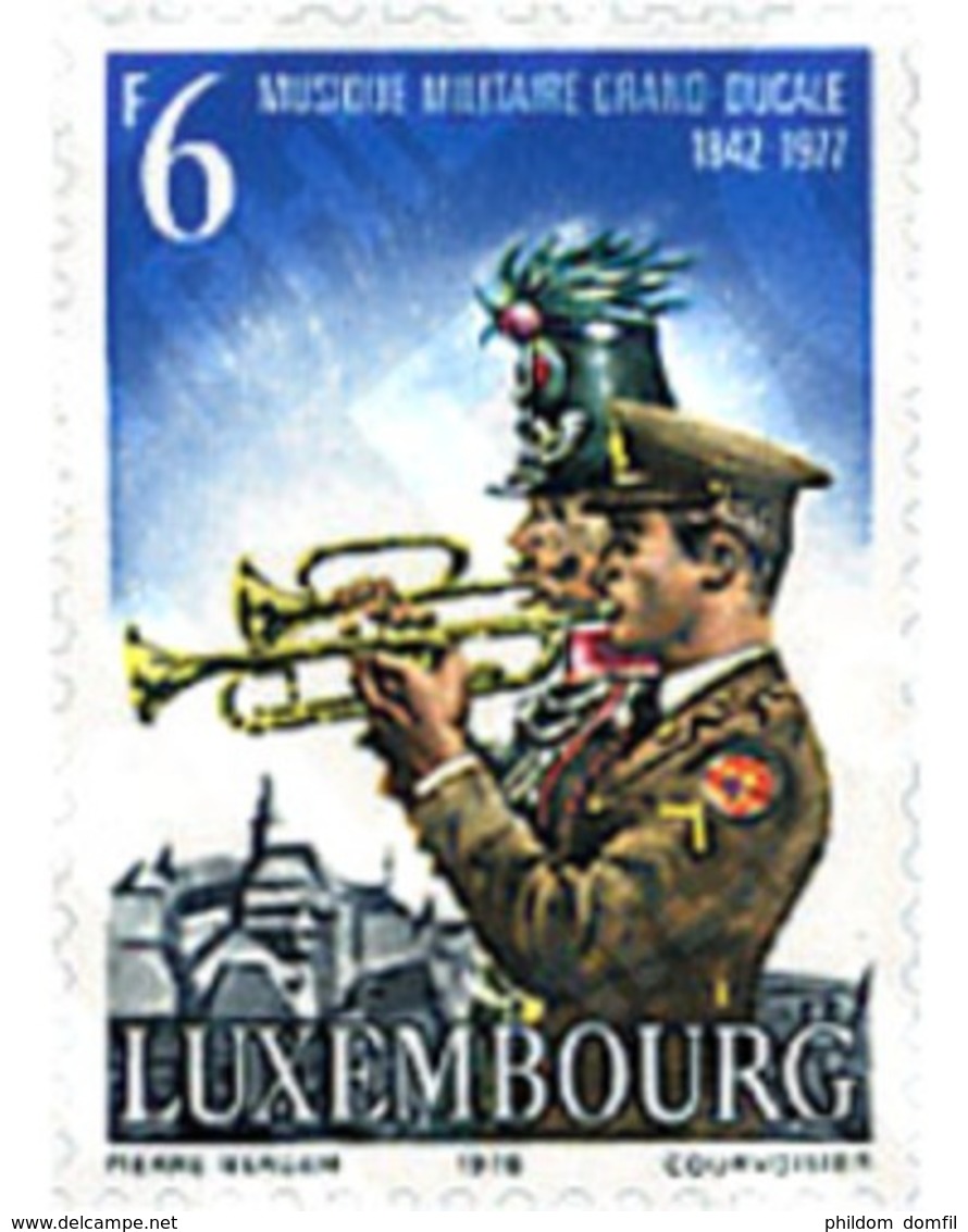Ref. 97531 * MNH * - LUXEMBOURG. 1978. 135th ANNIVERSARY OF GRAND DUCAL MILITARY BAND . 135 ANIVERSARIO DE LA MUSICA MIL - Ungebraucht