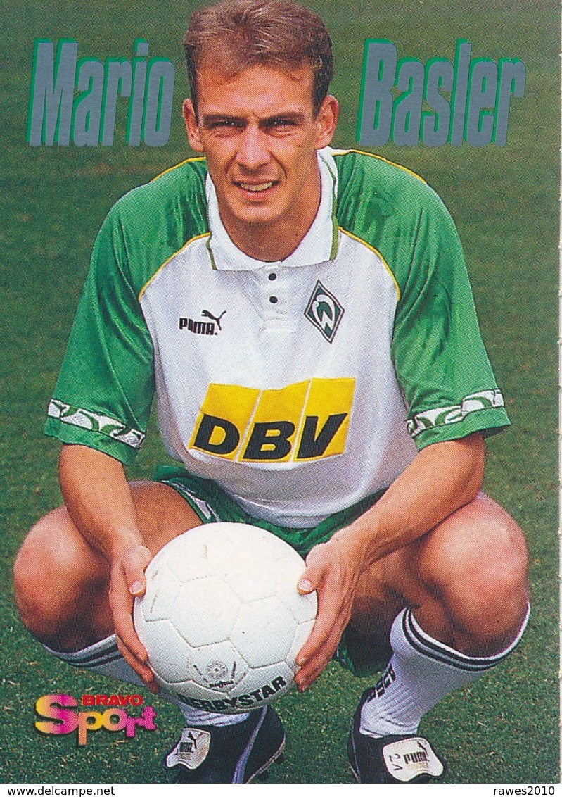 BRD Mario Basler SV Werder Bremen Fussball - Sammelbild Aus Den 90-ziger Jahren - Sport