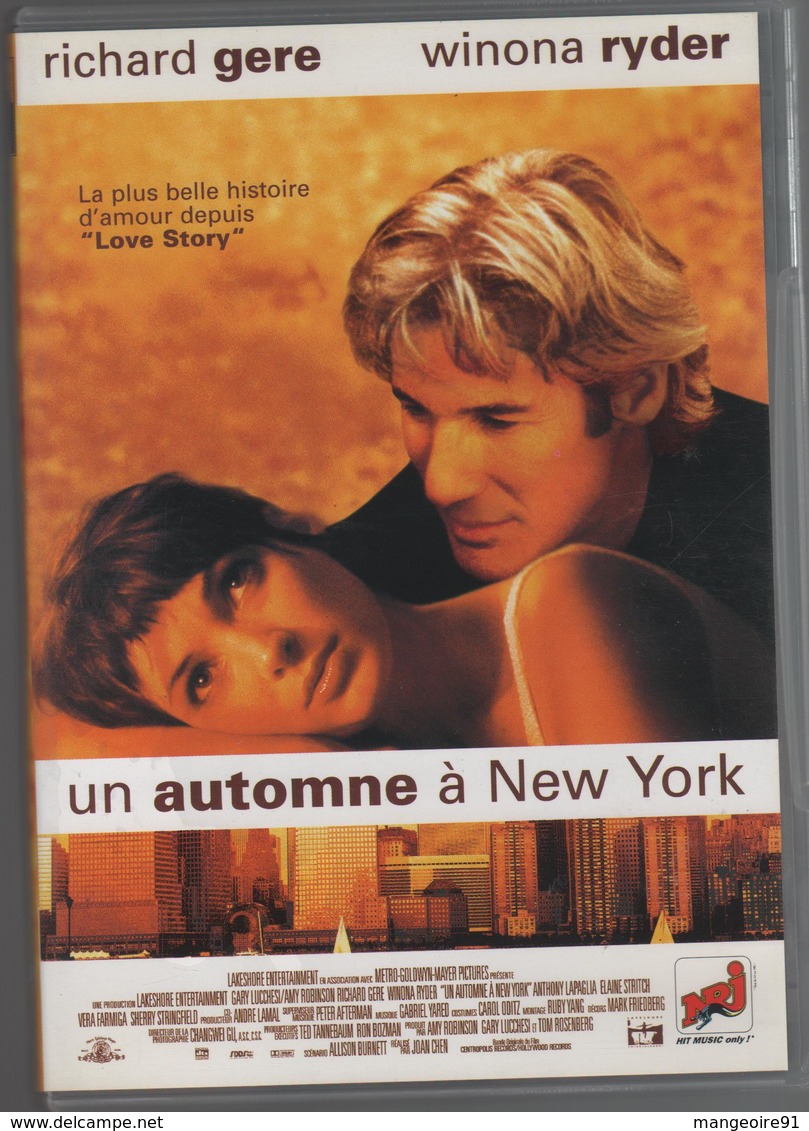 DVD 1 FILM Un Automne À New York - RICHARD GERE "le Chef D'oeuvre Du Cinéma Romantique" - Politie & Thriller