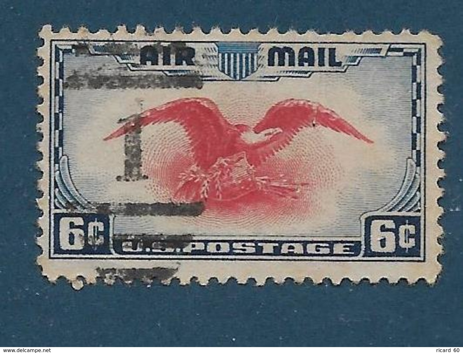 Usa Oblitéré Poste Aérienne N° 24 Yt, Aigle - 1a. 1918-1940 Used