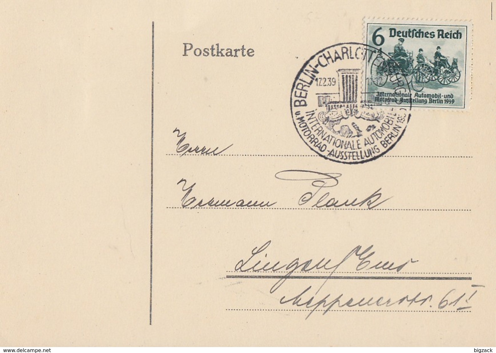 DR Karte EF Minr.686 SST Berlin 17.2.39 FDC - Briefe U. Dokumente