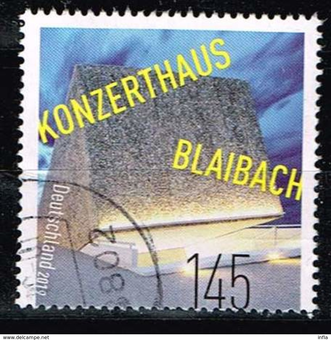 Bund 2019,Michel# 3451 O Konzerthaus Blaibach - Used Stamps