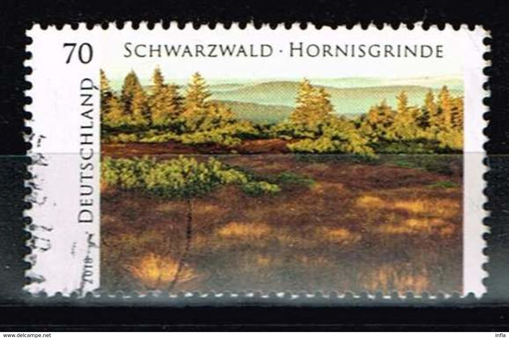 Bund 2018,Michel# 3428 O Schwarzwald: Hornisgrinde - Used Stamps