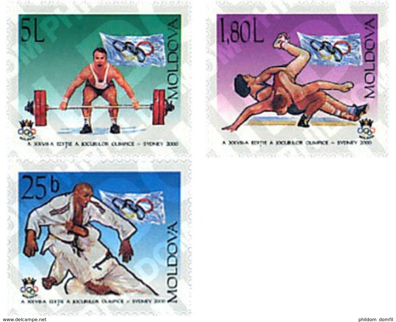 Ref. 61521 * MNH * - MOLDOVA. 2000. GAMES OF THE XXVII OLYMPIAD. SYDNEY 2000 . 27 JUEGOS OLIMPICOS VERANO SYDNEY 2000 - Moldavia