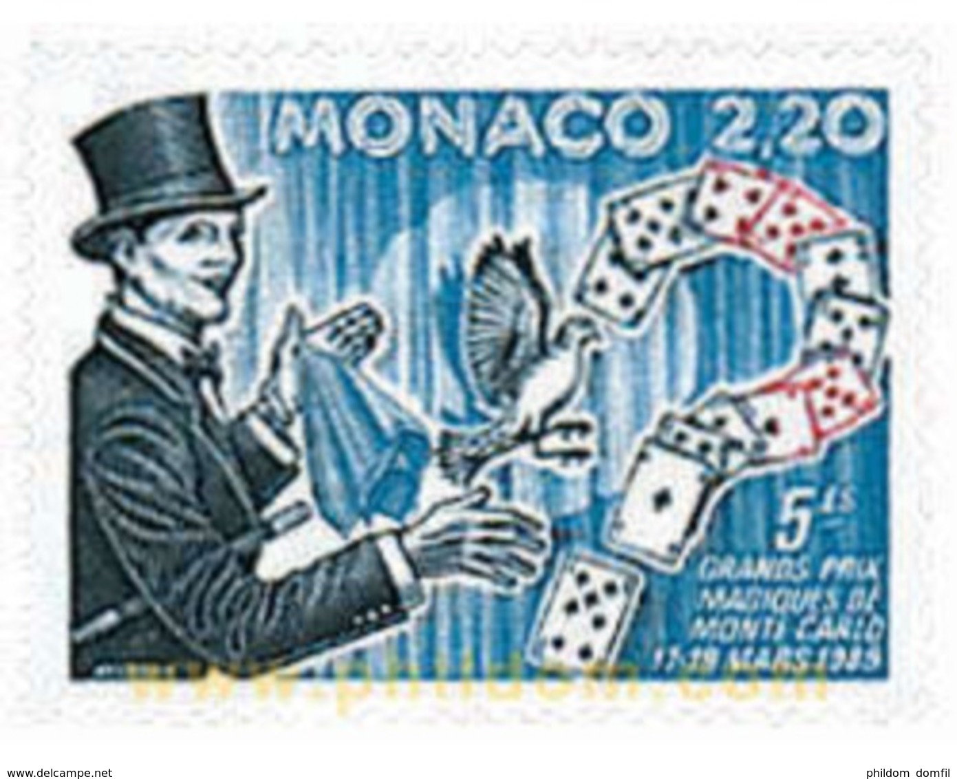 Ref. 78887 * MNH * - MONACO. 1989. 5th MONTECARLO MAGIC STARS . 5 GRAN PREMIO DE MAGIA EN MONTECARLO - Sonstige & Ohne Zuordnung