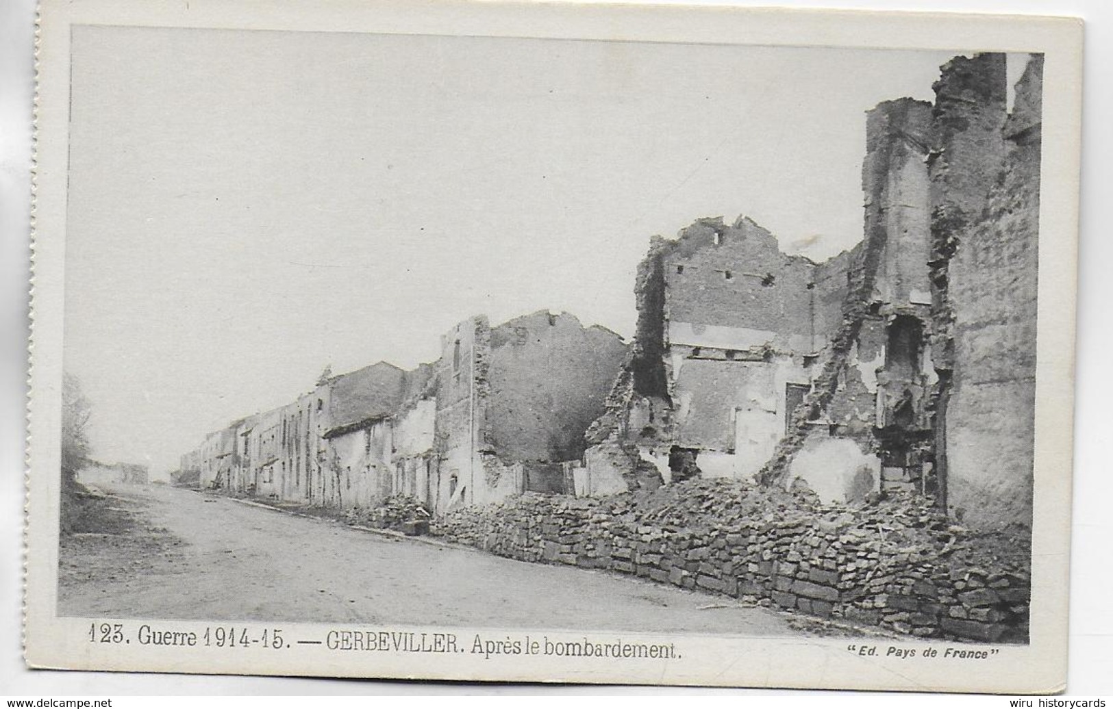 AK 0285  Guerre 1914-15 - Gerbeviller / Apres Le Bombardement - Guerre 1914-18