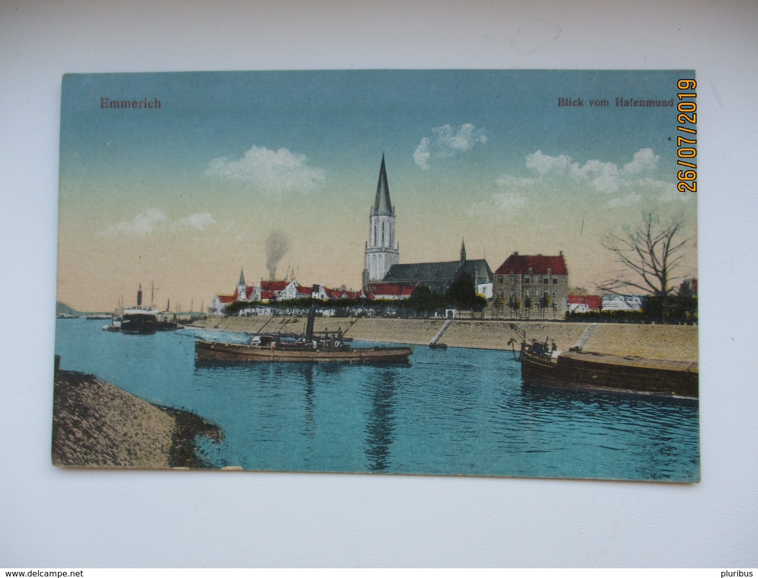 EMMERICH BLICK VON HAFENMUND  , OLD POSTCARD   ,0 - Emmerich