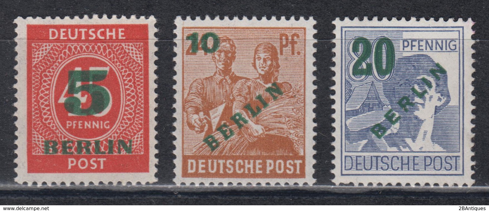 BERLIN 1949 - Michel Nr. 64-66 Postfrisch MNH** Geprüft Schlegel BPP - Nuovi