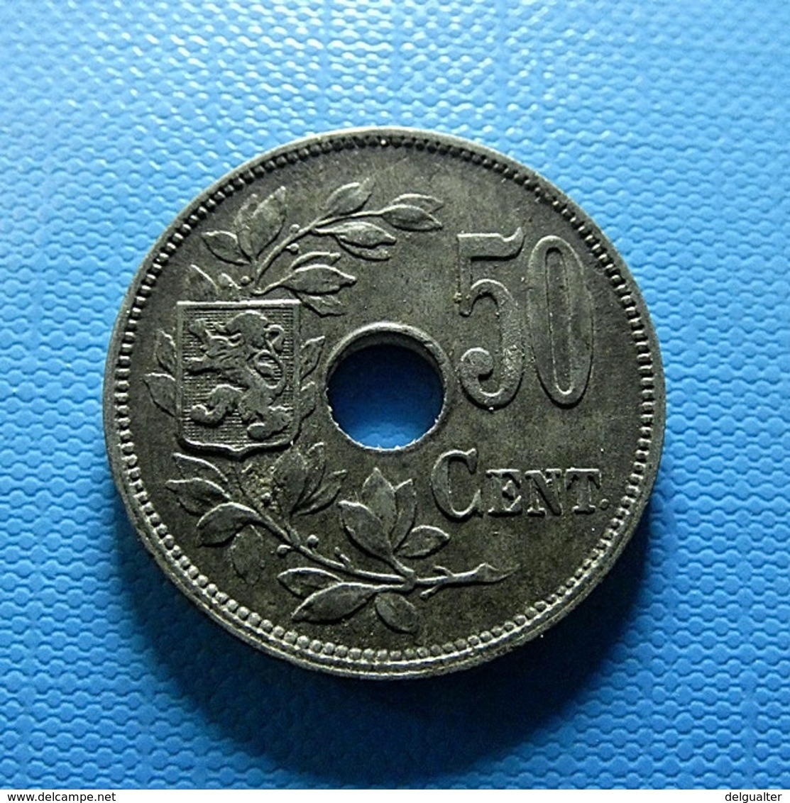 Belgium 50 Centimes 1918 - 50 Cent