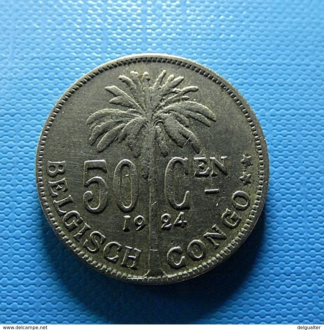 Belgian Congo 50 Centimes 1924 - 1910-1934: Albert I.