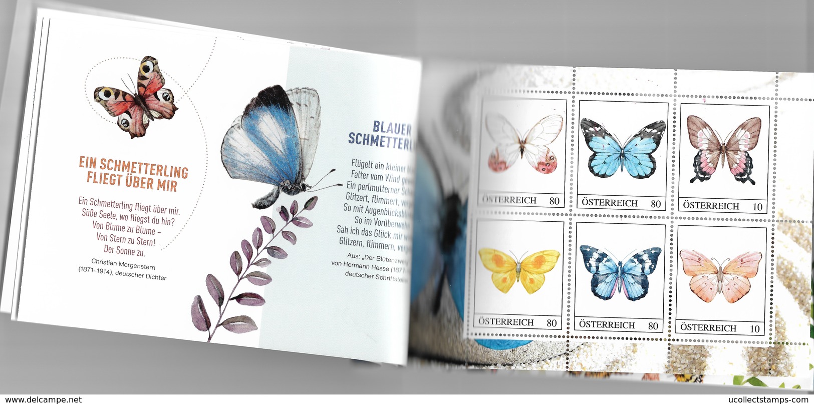 Oostenrijk Austria 2019    Vlinders Schmetterlinge  Butterflies  Papillon   Booklet    Postfris/mnh/neuf - Andere & Zonder Classificatie