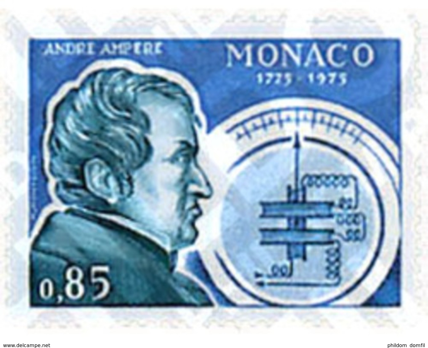 Ref. 32561 * MNH * - MONACO. 1975. BICENTENARY OF THE BIRTH OF ANDRE AMPERE . BICENTENARIO DEL NACIMIENTO DE ANDRE AMPER - Otros & Sin Clasificación