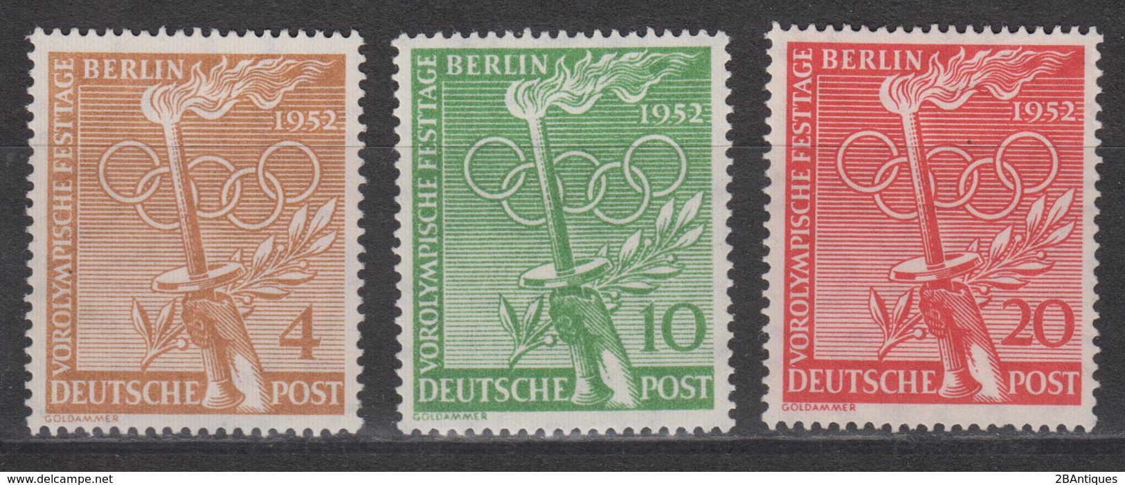 BERLIN 1952 - Michel Nr. 88-90 Postfrisch MNH** - Ungebraucht