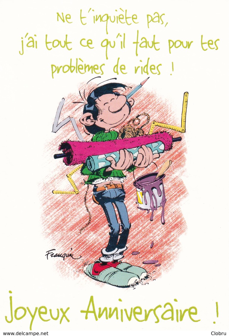 2539 Gaston Lagaffe Par Franquin (1999), J'ai Tout Ce Qu'il Faut … Joyeux Anniversaire ! - Bandes Dessinées