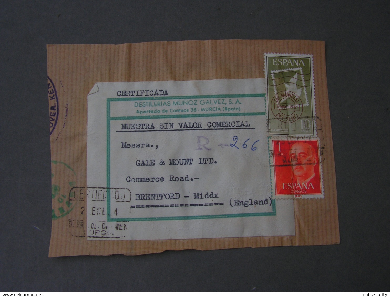 Spanien Muestra , 1964 - Briefe U. Dokumente