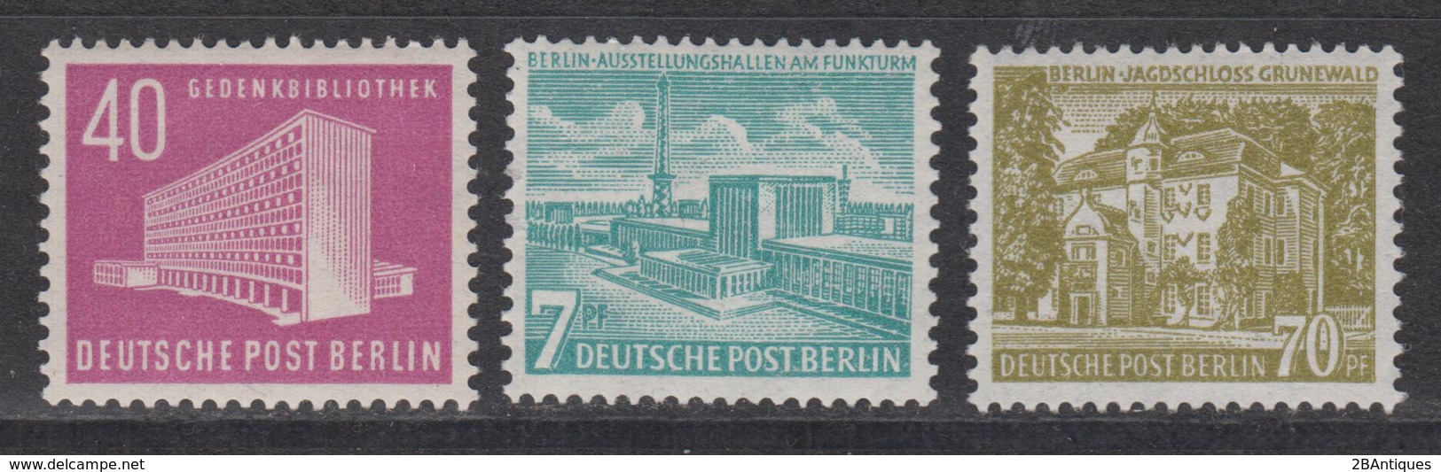 BERLIN 1954 - Michel Nr. 121-123 Postfrisch MNH** - Ungebraucht