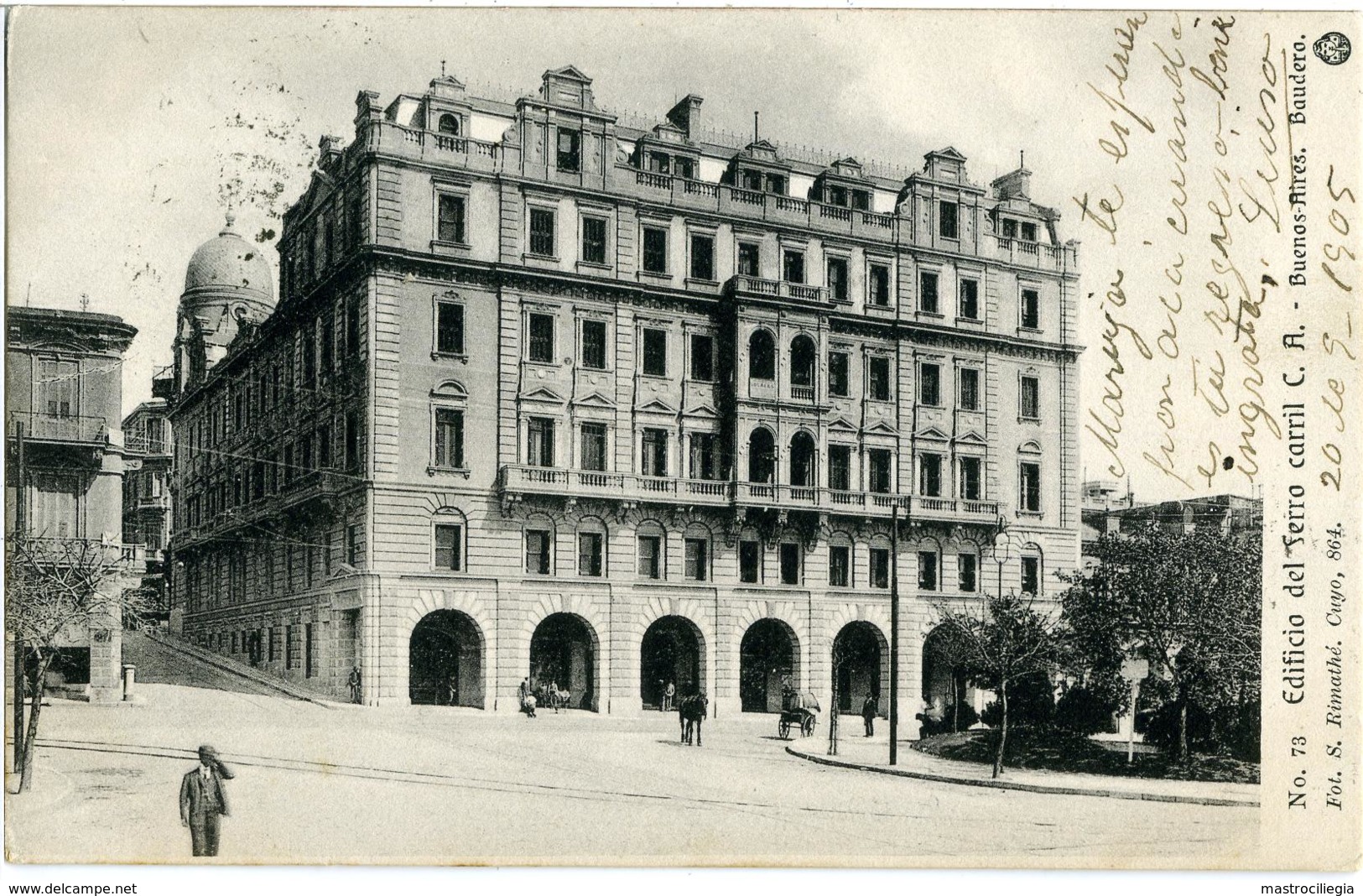 ARGENTINA  BUENOS AIRES  Edificio Del Ferro Carril  Ferrocarril  1905 - Argentina