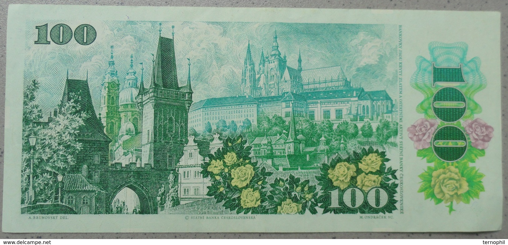 Czechoslovakia 100 Korun 1989. Excellent Condition. C1 - Tchécoslovaquie