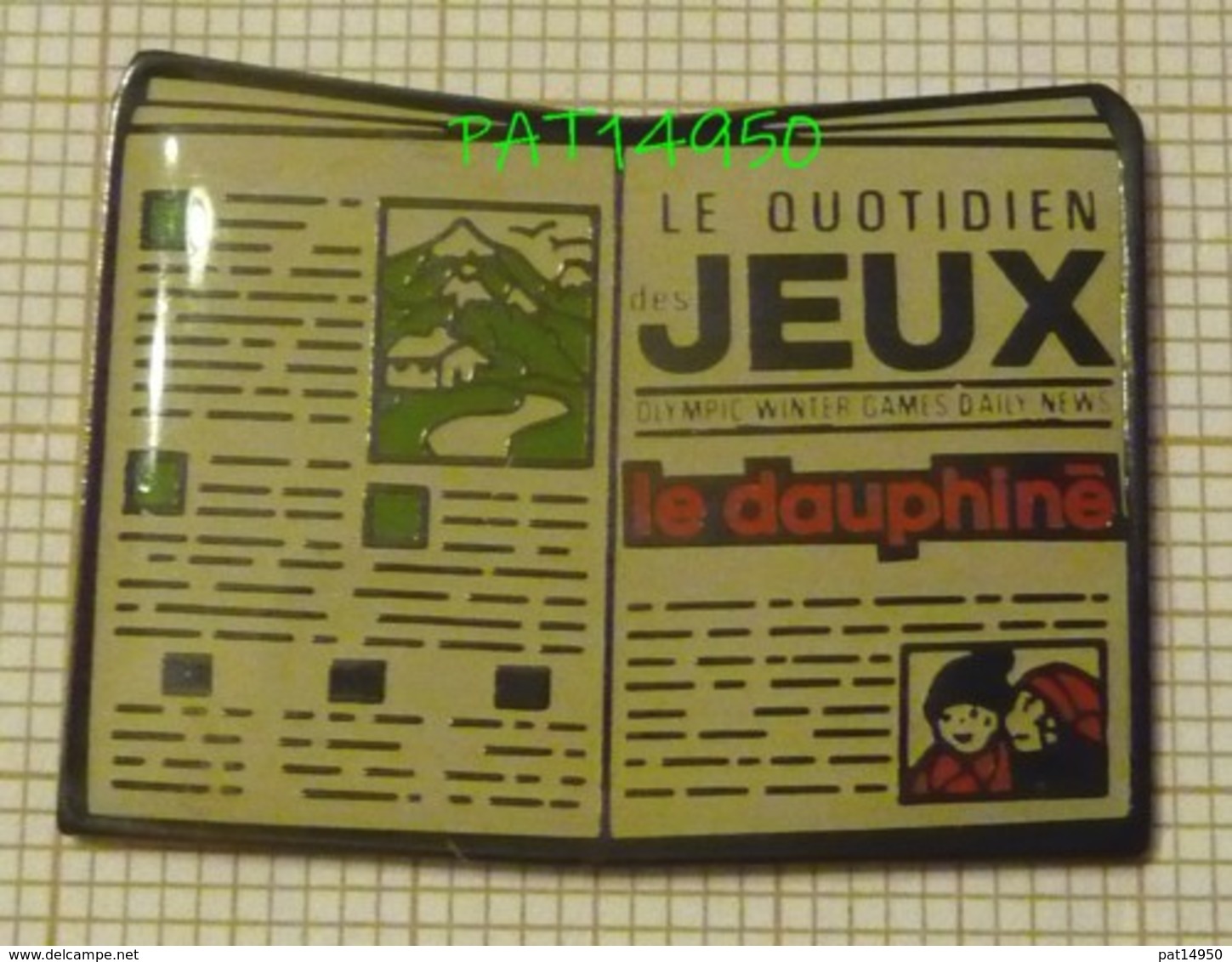 JOURNAL LE DAUPHINE LE QUOTIDIEN JEUX  PRESSE ECRITE - Media