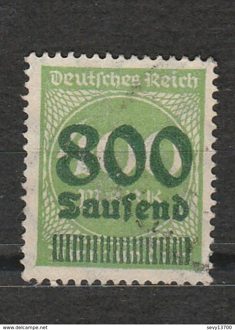 Allemagne - Deutsches Reich - Chiffre -  Inflation - 800 Tausend - Année 1923 Mi 307 - Used Stamps