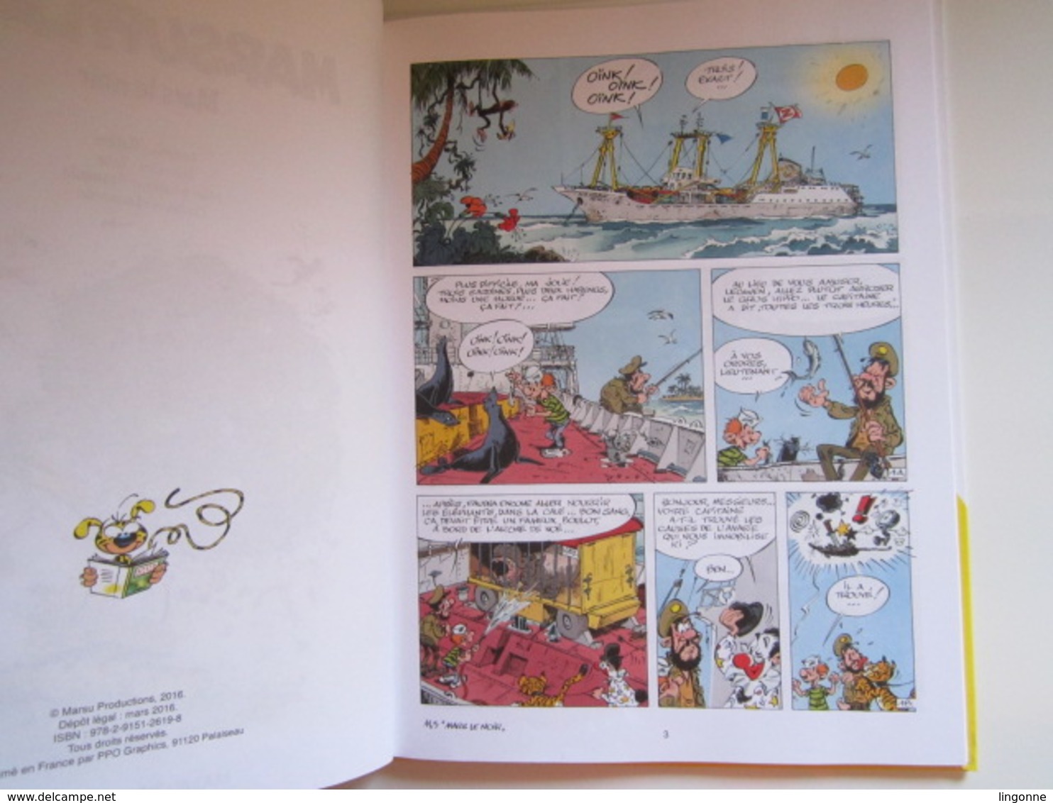 2016 Marsupilami N°3. Mars Le Noir - Marsupilami