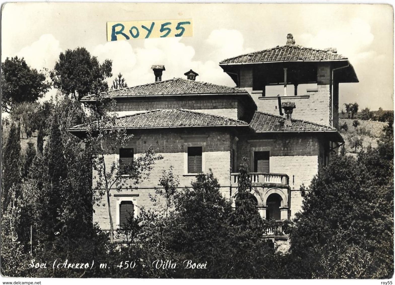 Toscana-arezzo-soci Villa Bocci Anni 60 - Altri & Non Classificati