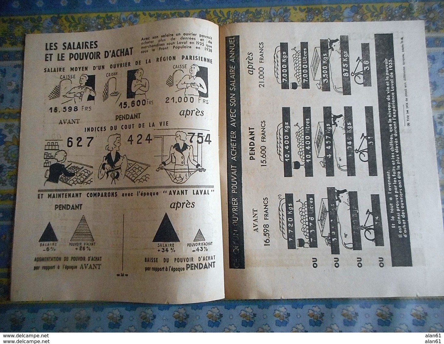 L ESPOIR FRANCAIS FRANCISQUE N° 386 1942 L EXPERIENCE LAVAL JOURNAL DE PROPAGANDE - Français