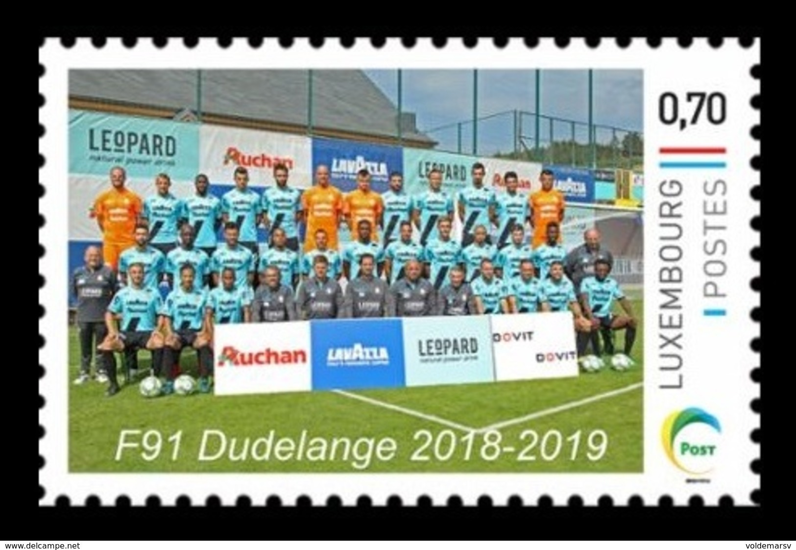 Luxembourg (Meng Post) 2018 No. 114 Football Club F91 Dudelange - Participating Team Of UEFA Europa League MNH ** - Ungebraucht