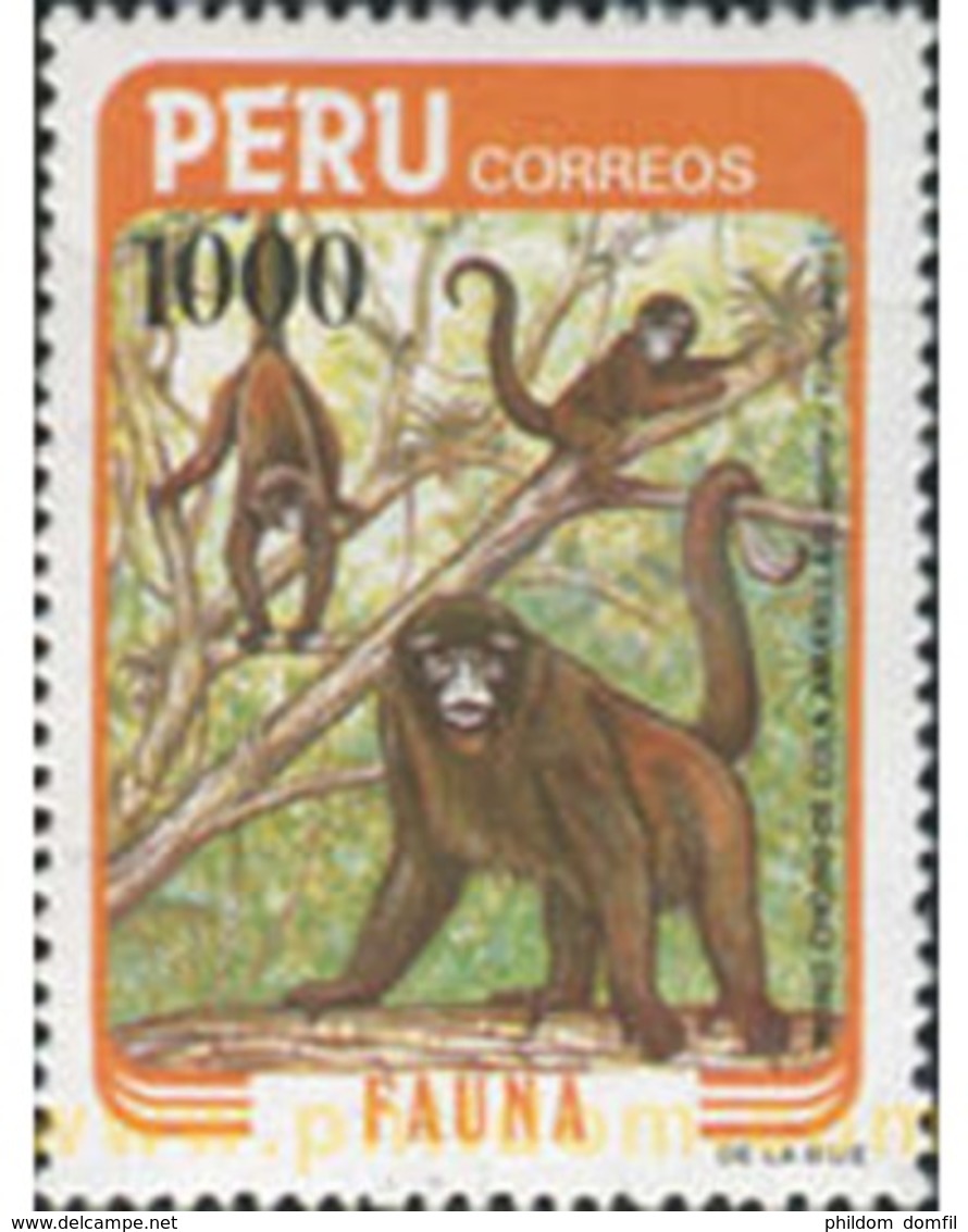 Ref. 30317 * MNH * - PERU. 1984. FAUNA . FAUNA - Perù